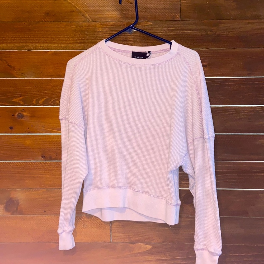 Thermal style pullover